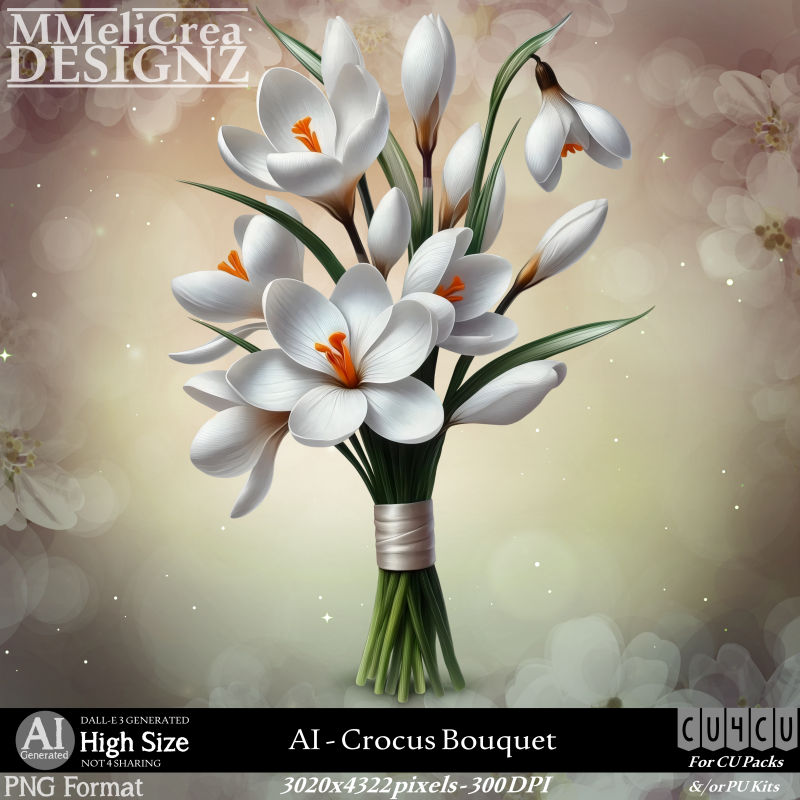 (image for) AI - CU4CU - Crocus Bouquet (CU4CU/PNG)